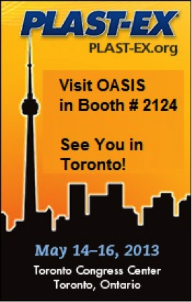 OASIS to Exhibit at PLAST-EX in Toronto