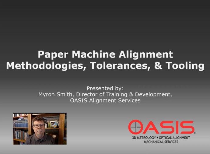 Webinar Replay – Paper Machine Alignment: Methods, Tolerances & Tooling