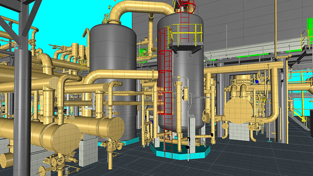 Advanced Metrology Instruments in Heavy Industry Example: Model of Refinery Piping: Long-Range Scanner and Modeling Software