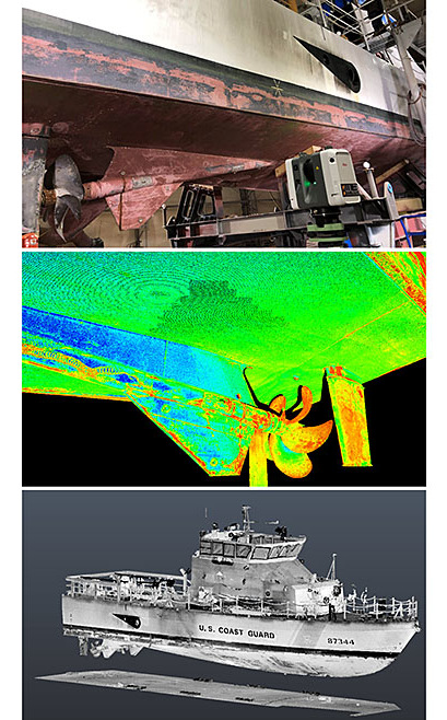 Advanced Metrology Instruments in Heavy Industry Example: Using Long Range Scanners on Coast Guard Cutter